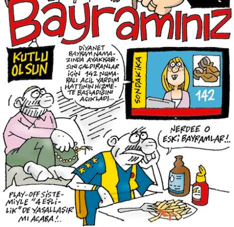 En komik bayram karikatürleri