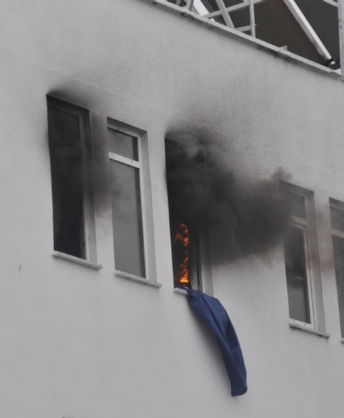 Trabzonspor tesislerinde yangın