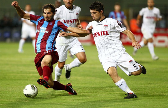 Manisaspor - Trabzonspor maçından kareler