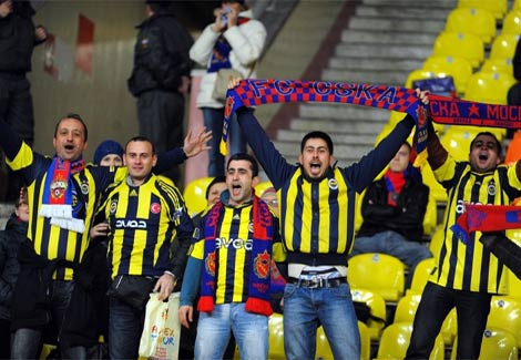 Trabzon-CSKA maçından ilk kareler