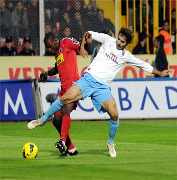 Trabzonspor Mersin'de tersine gitti