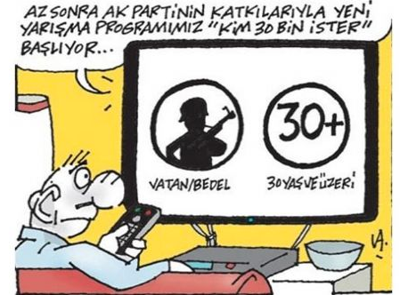 Karikatüristlerin gözünden bedelli askerlik