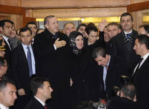 Erdoğan'a Ankara'da sevgi seli