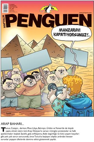 İşte 2011'e damga vuran karikatürler...