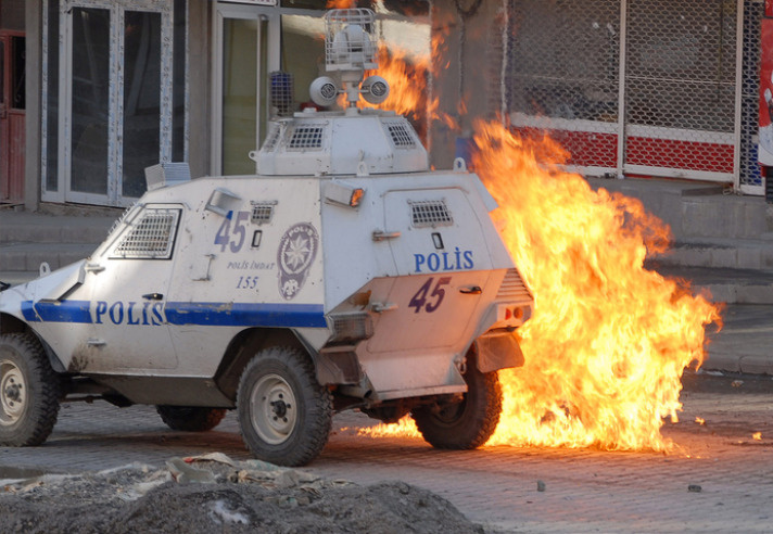 Irak sınırındaki ölümler protesto edildi