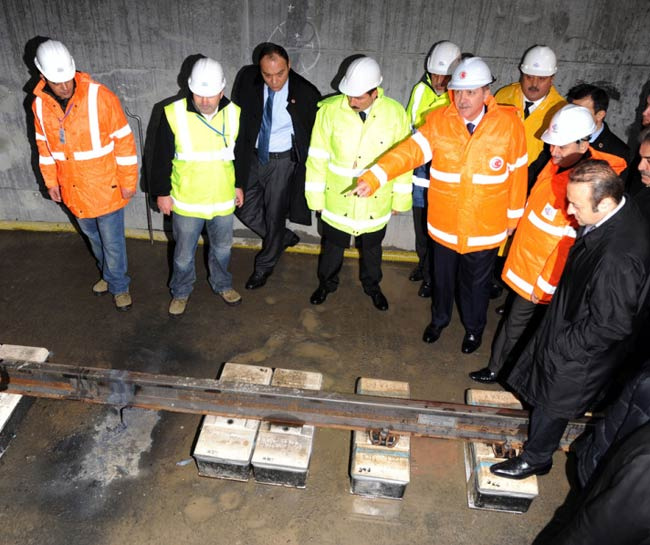 Başbakan Marmaray töreninde