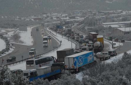 İstanbul yolu bu hale geldi