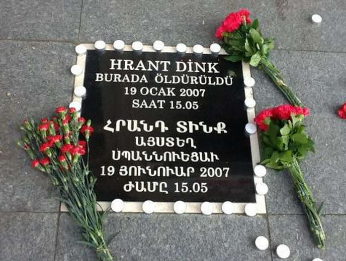 Hrant için tek yürek!