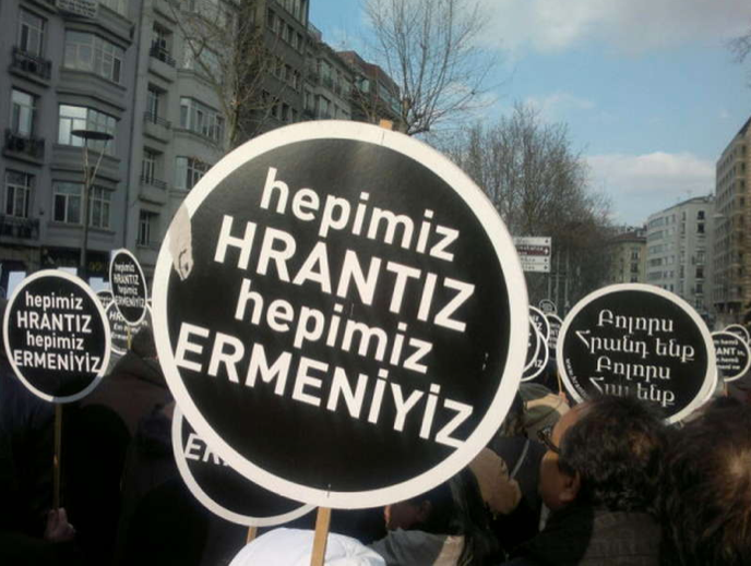 Hrant için tek yürek!