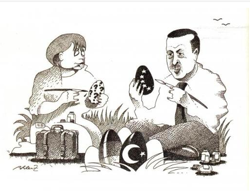 Alman karikatüristler Türkleri böyle gördü