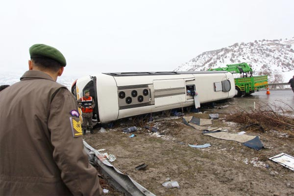 Ankara'da korkunç kaza