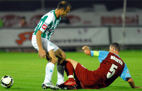 Gol düellosu Trabzon'un