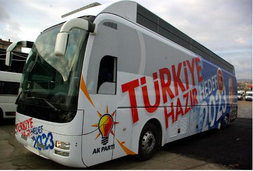 İşte Erdoğan'ın özel koltuklu otobüsü