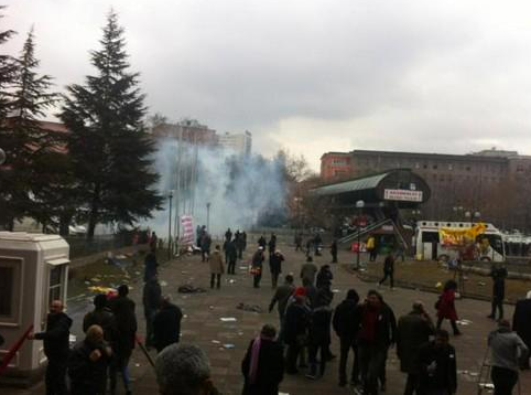 Ankara savaş alanına döndü