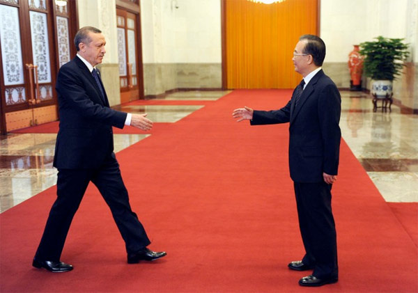 Erdoğan'ın Çin ziyaretinden kareler