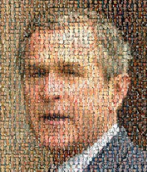 Bush'u yerin dibine soktular