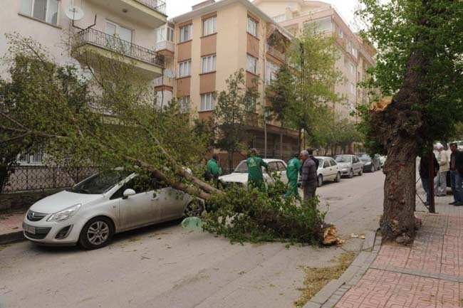 Fırtına tüm yurdun altını üstüne getirdi