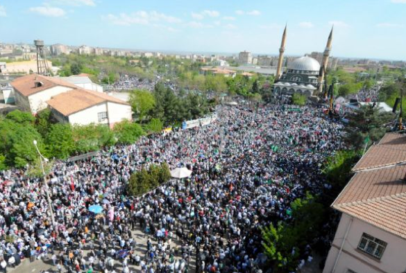 Diyarbakır böyle kalabalık görmedi!