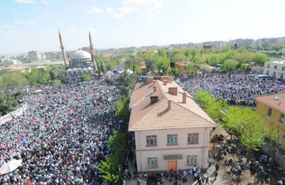 Diyarbakır böyle kalabalık görmedi!