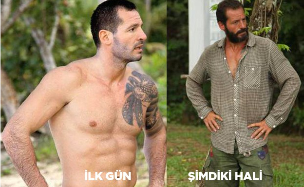 Survivor'da 3 ayda bu hale geldiler