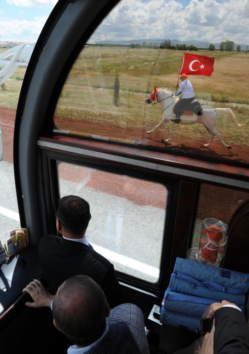 Erdoğan'ı Erzurum'da böyle karşıladılar