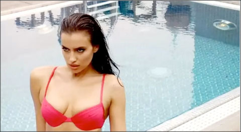 Ünlü model Irina Shayk'tan çok özel pozlar