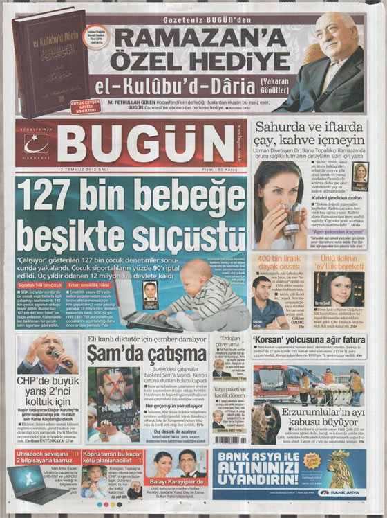 Günün gazete manşetleri