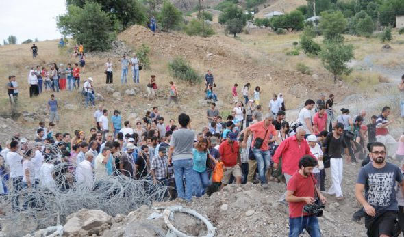 Tunceli'de şantiye bastılar