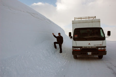 Kar kalınlığı 5 metre