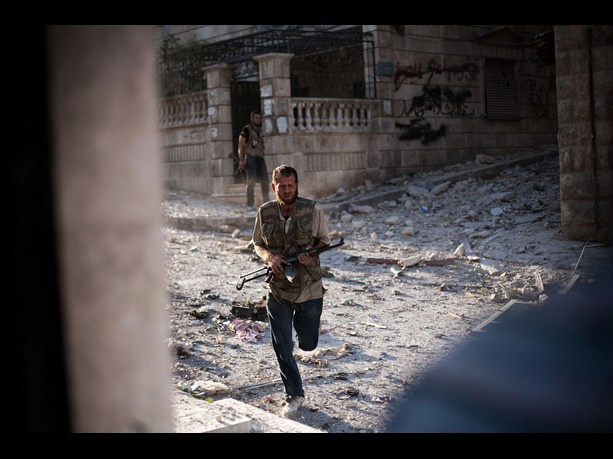 Halep'te kare kare ölüm anı