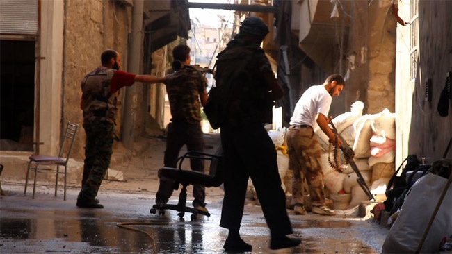 Halep'te kare kare ölüm anı