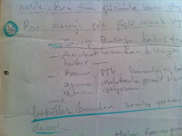 Kaplan Öcalan'la görüşme notlarını yayınladı