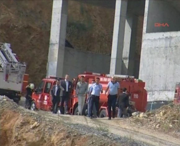 İstanbul'da okul inşaatı çöktü