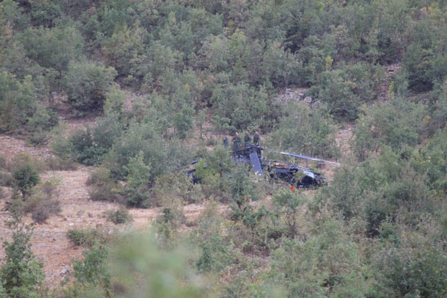Askeri helikopter düştü: 1 şehit