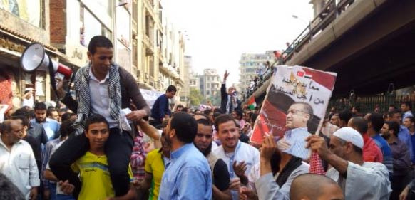 İsrail'e Kahire'de Erdoğan'lı protesto