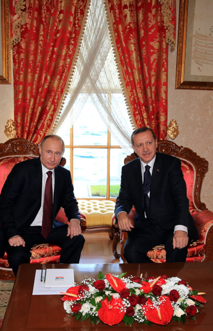 Putin Türkiye'ye geldi