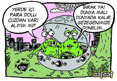 En komik uzaylı karikatürleri