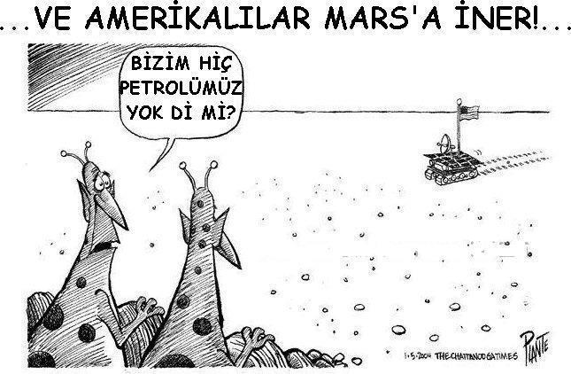 Mars karikatürleri sizi kopartacak