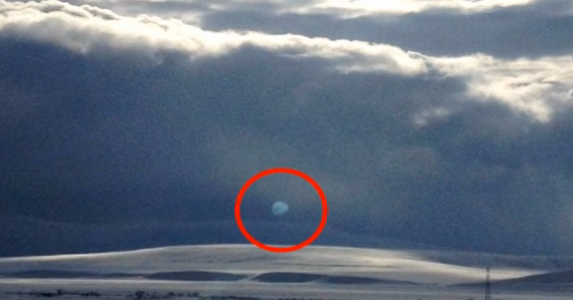 En net UFO görüntüsü Ağrı'dan!