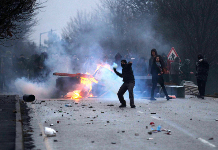 ODTÜ'de çıkan olayların fotoğrafları