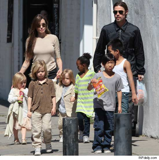 Angelina Jolie ile Brad Pitt'in çocukları