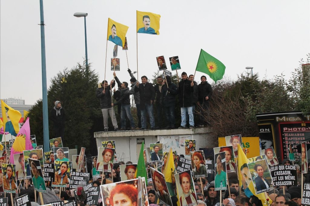 3 PKK'lının cenazesi böyle alındı