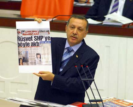 Erdoğan Baykal'ı böyle vurdu