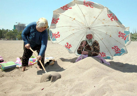 Çılgın Türkler plajda