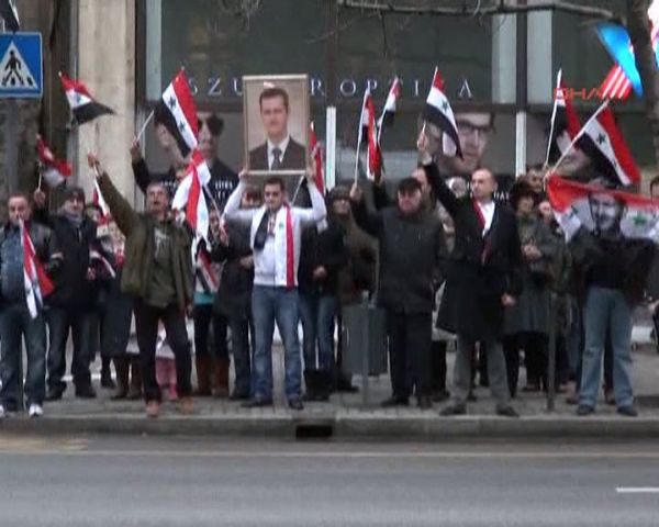 Budapeşte'de Erdoğan'a protesto