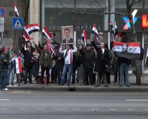 Budapeşte'de Erdoğan'a protesto