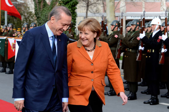 Almanya Başbakanı Merkel Ankara'da