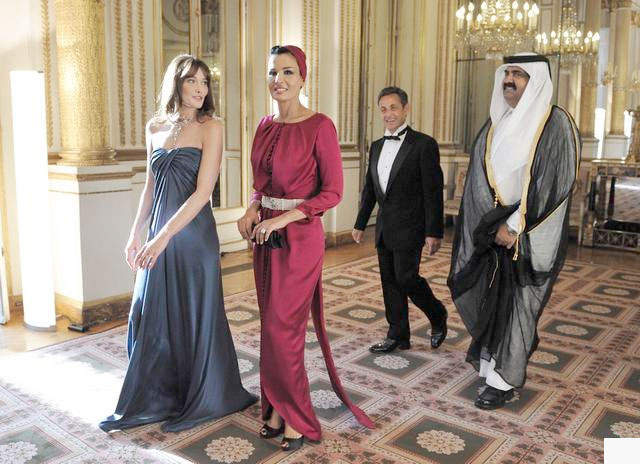Katar Emiri'nin karısını gördünüz mü?