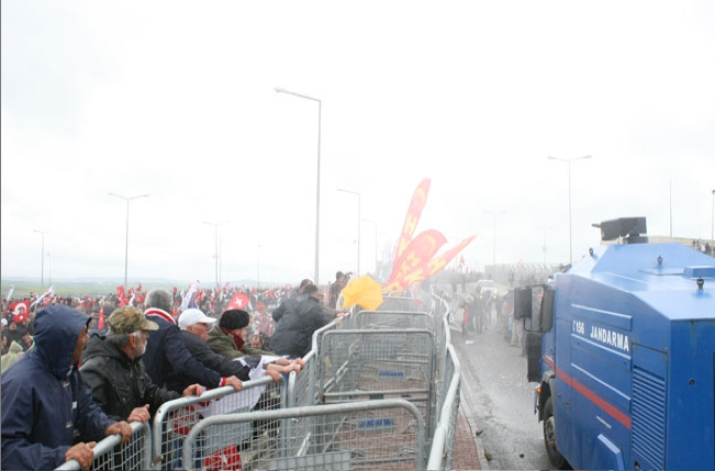 Silivri savaş meydanına döndü