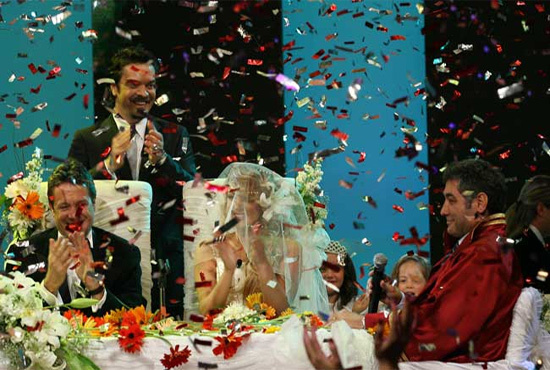 Canlı yayında nikah